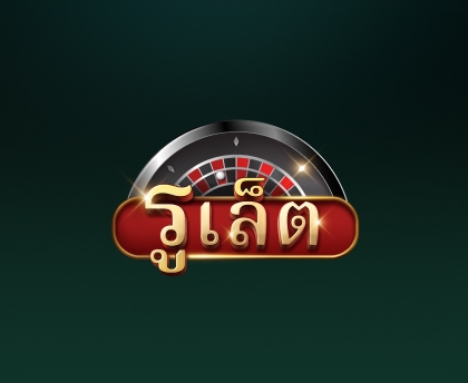 Stylized 'Roulette' logo with a roulette wheel in the background, featuring gold and red colors against a dark green backdrop.